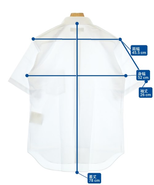 COMME des GARCONS HOMME DEUX（コムデギャルソンオムドゥ）カジュアルシャツ 白 サイズ:M メンズ/2200735514089
