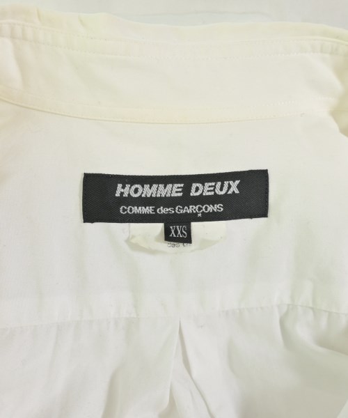 COMME des GARCONS HOMME DEUX（コムデギャルソンオムドゥ）ドレスシャツ 白 サイズ:XXS メンズ/2200736403054