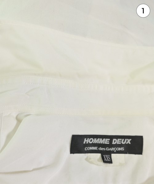 COMME des GARCONS HOMME DEUX（コムデギャルソンオムドゥ）ドレスシャツ 白 サイズ:XXS メンズ/2200736403054