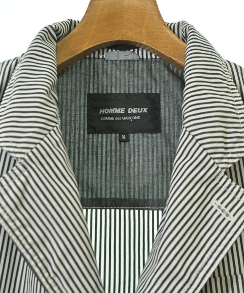 COMME des GARCONS HOMME DEUX（コムデギャルソンオムドゥ）カジュアルジャケット 黒 サイズ:M メンズ/2200719741050