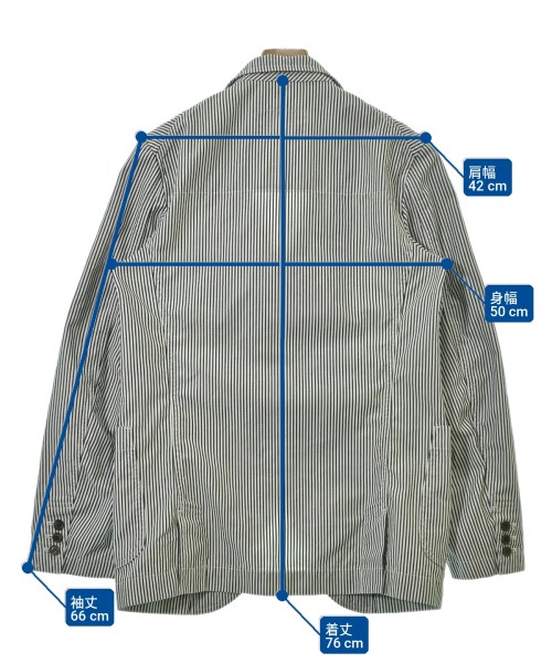 COMME des GARCONS HOMME DEUX（コムデギャルソンオムドゥ）カジュアルジャケット 黒 サイズ:M メンズ/2200719741050