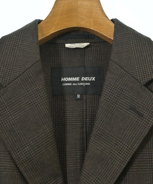 COMME des GARCONS HOMME DEUX（コムデギャルソンオムドゥ）カジュアルジャケット 茶 サイズ:M メンズ/2200719741067