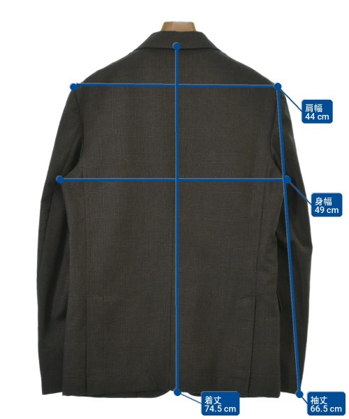 COMME des GARCONS HOMME DEUX（コムデギャルソンオムドゥ）カジュアルジャケット 茶 サイズ:M メンズ/2200719741067