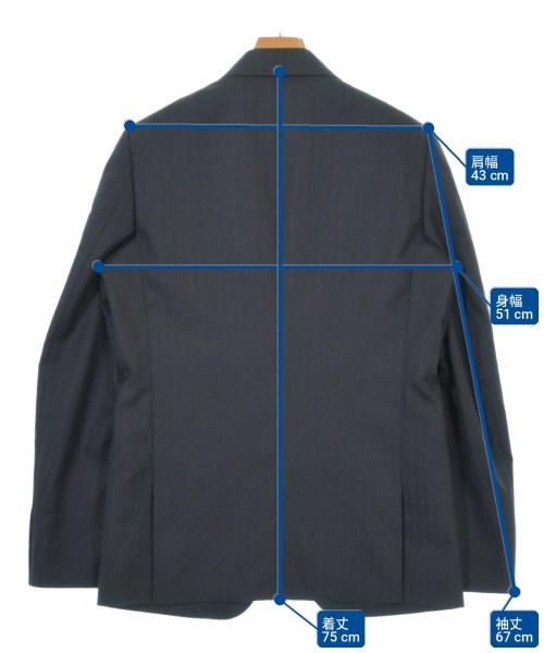COMME des GARCONS HOMME DEUX（コムデギャルソンオムドゥ）カジュアルジャケット 紺 サイズ:M メンズ/2200719918254