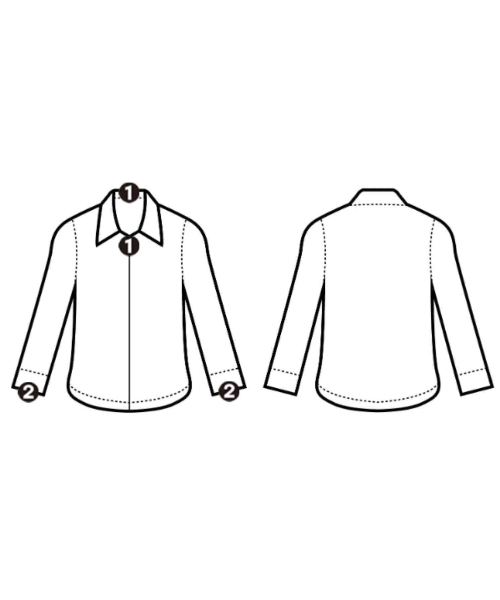 COMME des GARCONS HOMME DEUX（コムデギャルソンオムドゥ）ドレスシャツ 白 サイズ:M メンズ/2200719159060