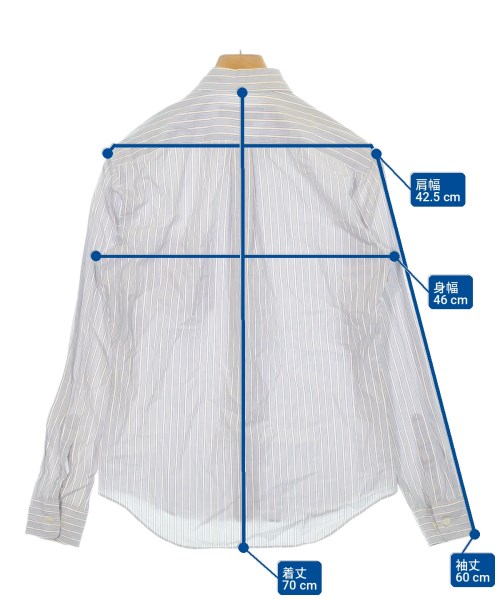 COMME des GARCONS HOMME DEUX（コムデギャルソンオムドゥ）カジュアルシャツ 白 サイズ:XS メンズ/2200720614015