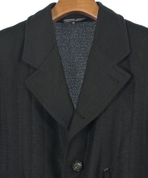 COMME des GARCONS HOMME DEUX（コムデギャルソンオムドゥ）カジュアルジャケット 黒 サイズ:XS メンズ/2200721136141