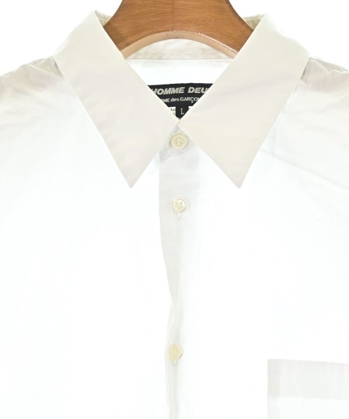 COMME des GARCONS HOMME DEUX（コムデギャルソンオムドゥ）カジュアルシャツ 白 サイズ:L メンズ/2200721422022
