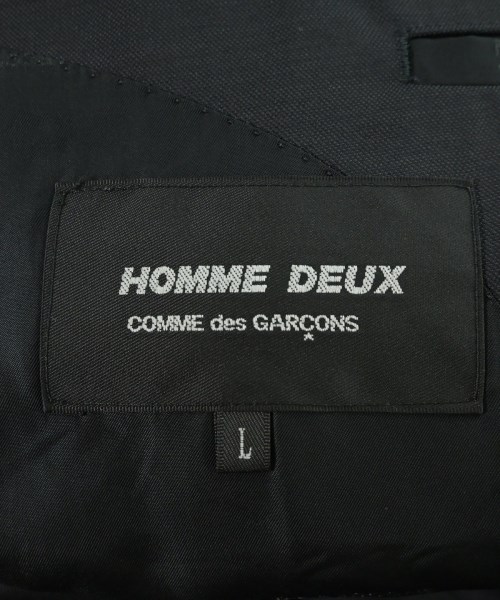 COMME des GARCONS HOMME DEUX（コムデギャルソンオムドゥ）ジャケット 黒 サイズ:L メンズ/2200717268115