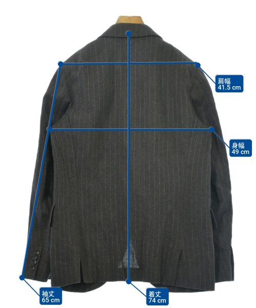 COMME des GARCONS HOMME DEUX（コムデギャルソンオムドゥ）テーラードジャケット グレー サイズ:S メンズ/2200717763238