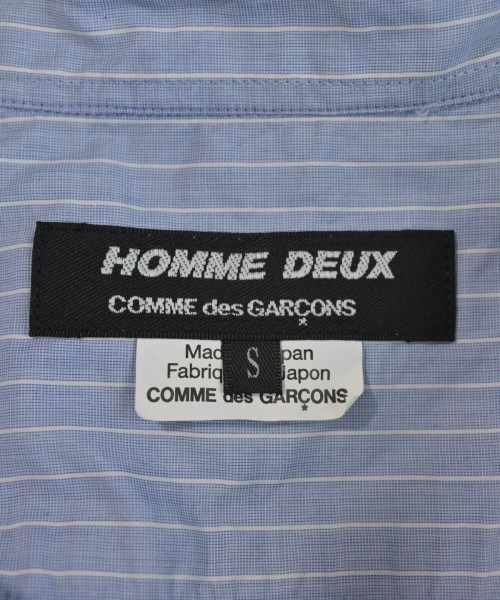 COMME des GARCONS HOMME DEUX（コムデギャルソンオムドゥ）カジュアルシャツ 青 サイズ:S メンズ/2200717763337