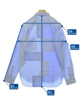COMME des GARCONS HOMME DEUX（コムデギャルソンオムドゥ）カジュアルシャツ 青 サイズ:S メンズ/2200717763337