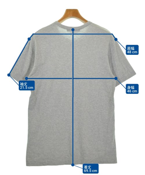 COMME des GARCONS HOMME DEUX（コムデギャルソンオムドゥ）Tシャツ・カットソー グレー サイズ:M メンズ/2200721674155