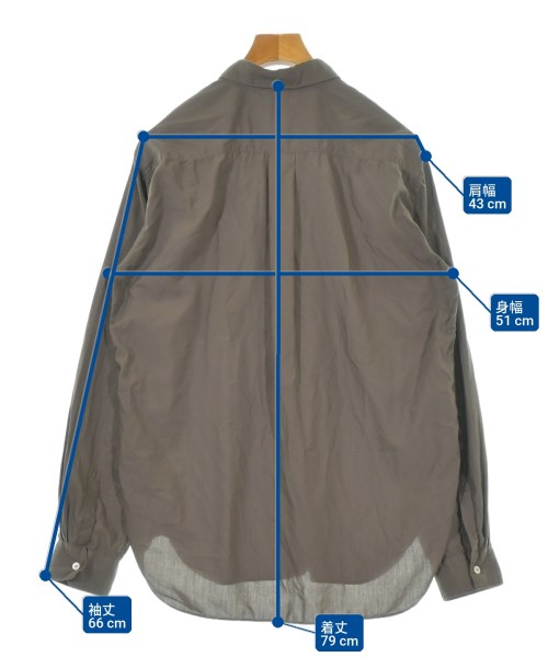 COMME des GARCONS HOMME DEUX（コムデギャルソンオムドゥ）カジュアルシャツ カーキ サイズ:L メンズ/2200722206027