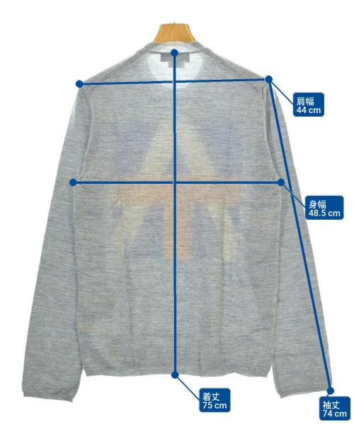 COMME des GARCONS HOMME DEUX（コムデギャルソンオムドゥ）ニット・セーター グレー サイズ:M メンズ/2200722988145