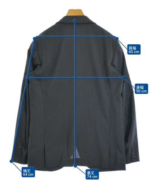 COMME des GARCONS HOMME DEUX（コムデギャルソンオムドゥ）ジャケット 黒 サイズ:S メンズ/2200722500071