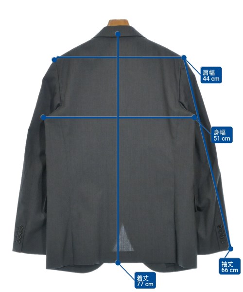 COMME des GARCONS HOMME DEUX（コムデギャルソンオムドゥ）ジャケット グレー サイズ:M メンズ/2200722500088