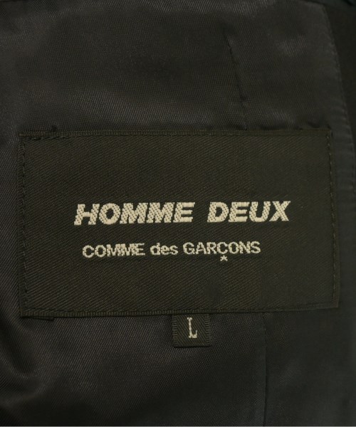 COMME des GARCONS HOMME DEUX（コムデギャルソンオムドゥ）カジュアルジャケット 黒 サイズ:L メンズ/2200722407011