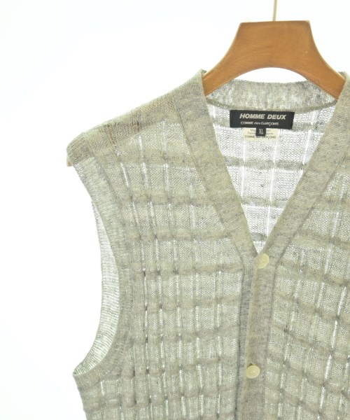 COMME des GARCONS HOMME DEUX（コムデギャルソンオムドゥ）ベスト グレー サイズ:XL メンズ/2200724151080