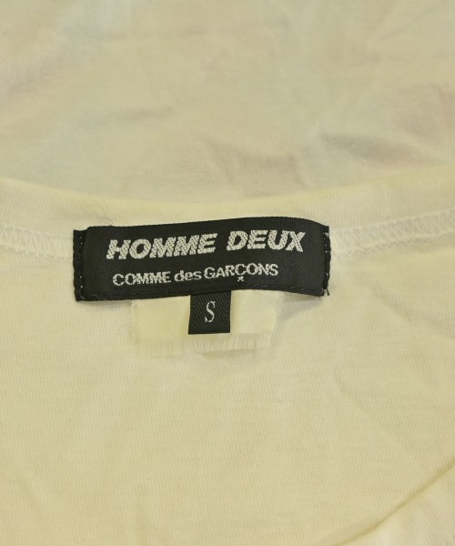 COMME des GARCONS HOMME DEUX（コムデギャルソンオムドゥ）Tシャツ・カットソー 白 サイズ:S メンズ/2200724330096