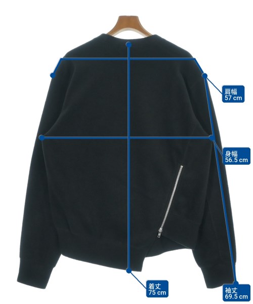 COMME des GARCONS HOMME DEUX（コムデギャルソンオムドゥ）スウェット 黒 サイズ:L メンズ/2200725152079