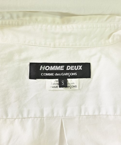 COMME des GARCONS HOMME DEUX（コムデギャルソンオムドゥ）カジュアルシャツ 白 サイズ:S メンズ/2200725551179
