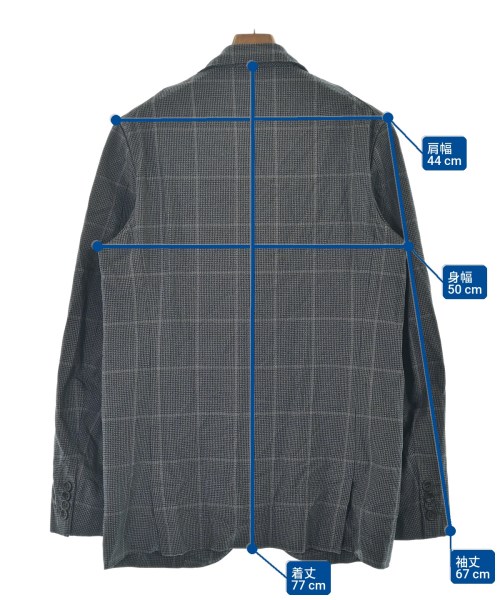 COMME des GARCONS HOMME DEUX（コムデギャルソンオムドゥ）テーラードジャケット グレー サイズ:L メンズ/2200725569075