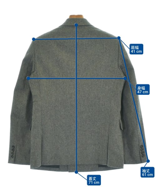 COMME des GARCONS HOMME DEUX（コムデギャルソンオムドゥ）ジャケット グレー サイズ:XS メンズ/2200725793029