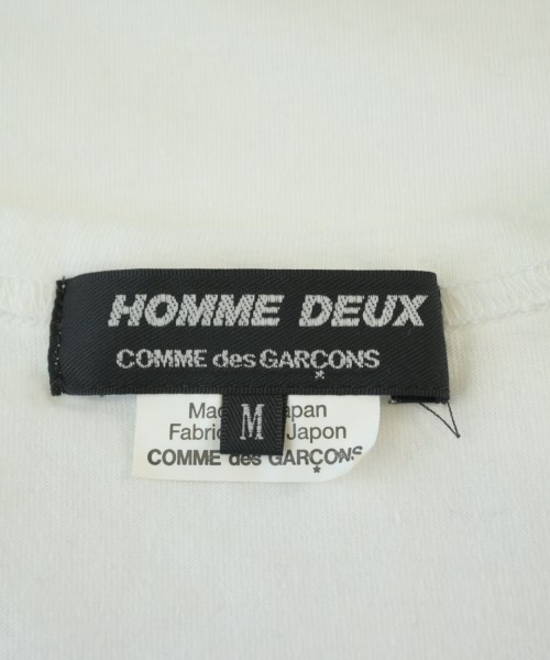 COMME des GARCONS HOMME DEUX（コムデギャルソンオムドゥ）Tシャツ・カットソー 白 サイズ:M メンズ/2200725912024
