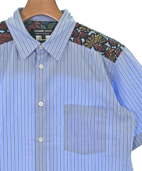 COMME des GARCONS HOMME DEUX（コムデギャルソンオムドゥ）カジュアルシャツ 青 サイズ:S メンズ/2200726198045