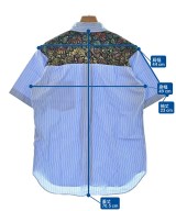 COMME des GARCONS HOMME DEUX（コムデギャルソンオムドゥ）カジュアルシャツ 青 サイズ:S メンズ/2200726198045