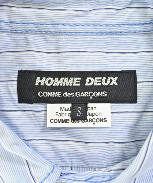COMME des GARCONS HOMME DEUX（コムデギャルソンオムドゥ）カジュアルシャツ 青 サイズ:S メンズ/2200726554049