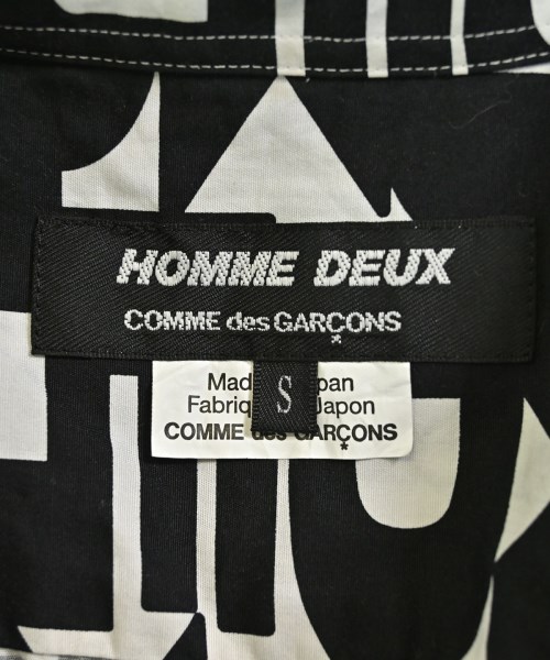 COMME des GARCONS HOMME DEUX（コムデギャルソンオムドゥ）カジュアルシャツ 黒 サイズ:S メンズ/2200726554063