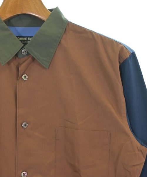 COMME des GARCONS HOMME DEUX（コムデギャルソンオムドゥ）カジュアルシャツ 茶 サイズ:S メンズ/2200726336164