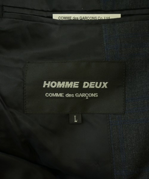 COMME des GARCONS HOMME DEUX（コムデギャルソンオムドゥ）テーラードジャケット 紺 サイズ:L メンズ/2200726754043