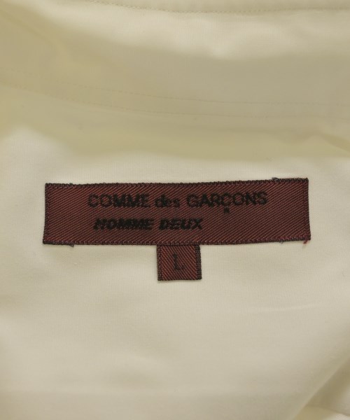 COMME des GARCONS HOMME DEUX（コムデギャルソンオムドゥ）カジュアルシャツ 白 サイズ:L メンズ/2200722589045