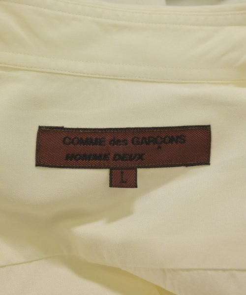 COMME des GARCONS HOMME DEUX（コムデギャルソンオムドゥ）カジュアルシャツ 白 サイズ:L メンズ/2200722589052