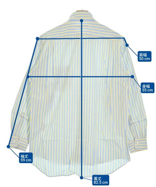COMME des GARCONS HOMME DEUX（コムデギャルソンオムドゥ）カジュアルシャツ 青 サイズ:M メンズ/2200722589076