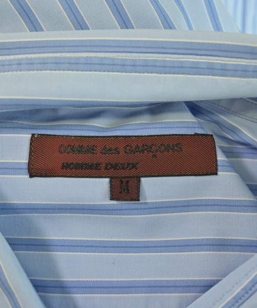 COMME des GARCONS HOMME DEUX（コムデギャルソンオムドゥ）カジュアルシャツ 青 サイズ:M メンズ/2200722589090