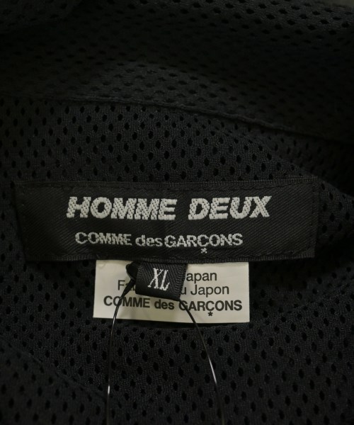 COMME des GARCONS HOMME DEUX（コムデギャルソンオムドゥ）カジュアルシャツ 黒 サイズ:XL メンズ/2200726767029