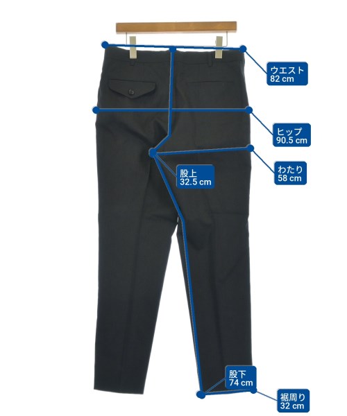 COMME des GARCONS HOMME DEUX（コムデギャルソンオムドゥ）スラックス グレー サイズ:M メンズ/2200727065056