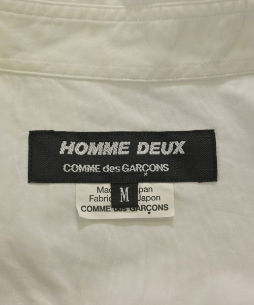 COMME des GARCONS HOMME DEUX（コムデギャルソンオムドゥ）カジュアルシャツ 白 サイズ:M メンズ/2200727082039
