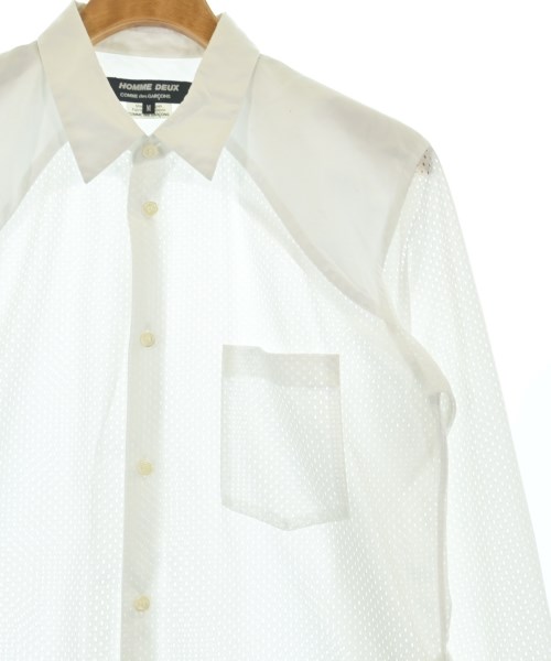 COMME des GARCONS HOMME DEUX（コムデギャルソンオムドゥ）カジュアルシャツ 白 サイズ:M メンズ/2200727082039