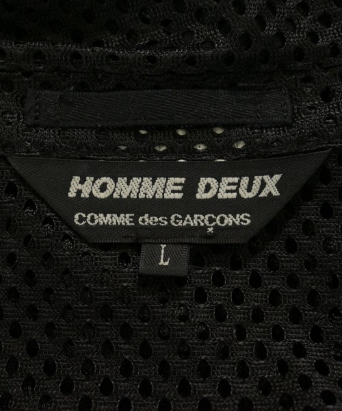 COMME des GARCONS HOMME DEUX（コムデギャルソンオムドゥ）カジュアルジャケット 黒 サイズ:L メンズ/2200727082077