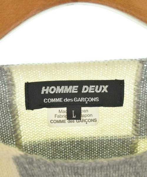COMME des GARCONS HOMME DEUX（コムデギャルソンオムドゥ）ニット・セーター 白 サイズ:L メンズ/2200727882059