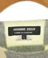COMME des GARCONS HOMME DEUX（コムデギャルソンオムドゥ）ニット・セーター 白 サイズ:L メンズ/2200727882059
