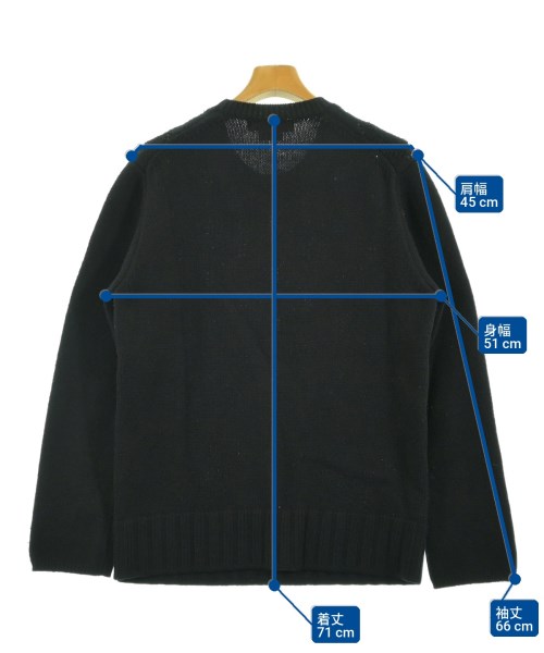 COMME des GARCONS HOMME DEUX（コムデギャルソンオムドゥ）ニット・セーター 黒 サイズ:M メンズ/2200727950017