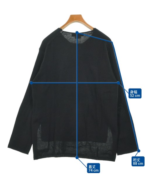 COMME des GARCONS HOMME DEUX（コムデギャルソンオムドゥ）ニット・セーター 黒 サイズ:M メンズ/2200727983015