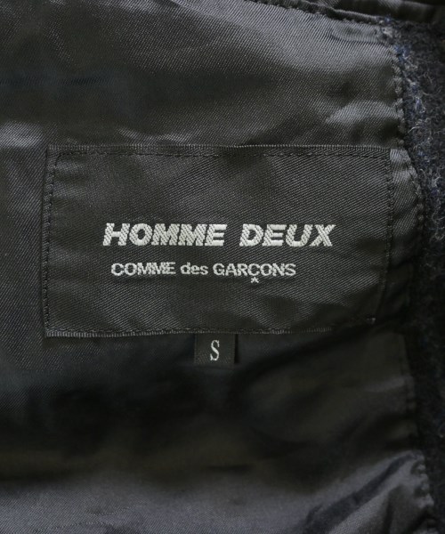 COMME des GARCONS HOMME DEUX（コムデギャルソンオムドゥ）カジュアルジャケット 黒 サイズ:S メンズ/2200728724013