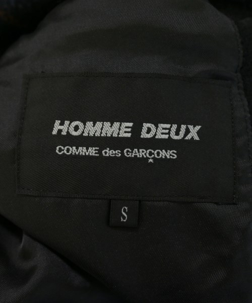 COMME des GARCONS HOMME DEUX（コムデギャルソンオムドゥ）カジュアルジャケット 黒 サイズ:S メンズ/2200728995017